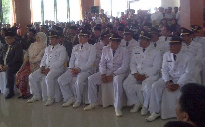 Bupati Ogan Komering Ilir Iskandar SE melantik 43 Pejabat