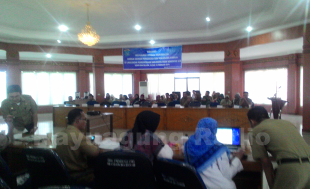 Pemkab OKI Melakukan Workshop Penyusunan Laporan Dan Perjanjian Kinerja