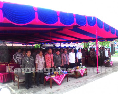 Launching Sekolah Model Di Halaman SMA Negeri 1 Kayuagung (27/10/16)