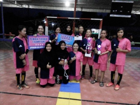Tim Futsal Putri Kabupaten Ogan Komering Ilir (OKI).