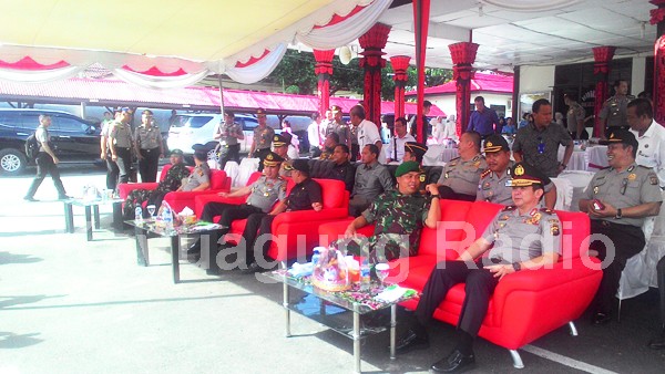 Kunjungan Kerja Kapolda Sumsel Ke Kabupaten OKI. Musnahkan Barang Bukti Narkotika Kamis (23/02/17)