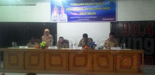 Pembukaan Lomba Bercerita Tingkat SD, Lomba Mengarang Dan Pidato Bahasa Inggris Tingkat SMA/SMK.