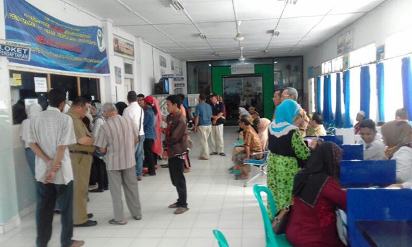 Sekda OKI saat sidak di RSUD Kayuagung