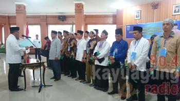 Wakil Bupati OKI H. M. Rifa'i SE Kukuhkan Dewan Hakim MTQ KORPRI ke-I tingkat Kabupaten OKI.