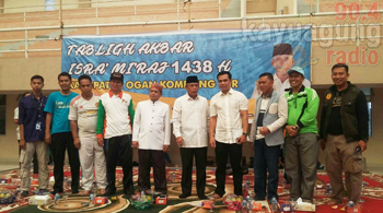 Tabligh Akbar Isra' Miraj 1438 H Biduk Kajang Kabupaten OKI