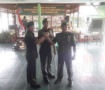 Sertijab Dandim 0402 OKI di Makodim OKI.